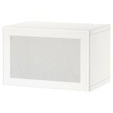 BESTÅ shelf unit with door, white/Mörtviken white, 60x42x38 cm