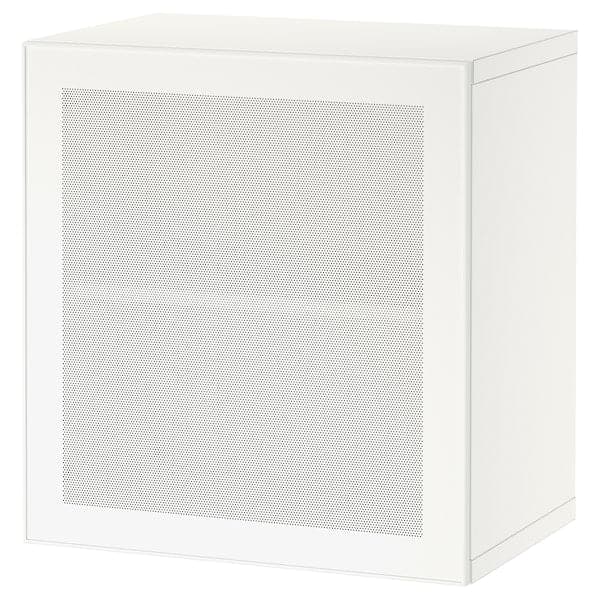 BESTÅ - Shelf unit with door, white/Mörtviken white, 60x42x64 cm - best price from Maltashopper.com 59425006