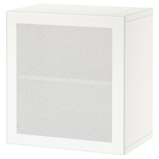 BESTÅ - Shelf unit with door, white/Mörtviken white, 60x42x64 cm - best price from Maltashopper.com 59425006
