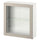 BESTÅ - BESTÅ Shelf unit with door, white/Sindvik light grey/beige, 60x22x64 cm