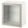 BESTÅ - BESTÅ Shelf unit with door, white/Sindvik light grey-beige, 60x42x64 cm