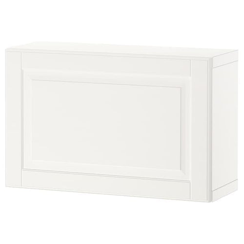 BESTÅ - BESTÅ Shelf unit with door, white/Smeviken white, 60x22x38 cm
