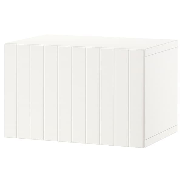 BESTÅ - Shelf unit with door, white/Sutterviken white, 60x42x38 cm - best price from Maltashopper.com 49425002