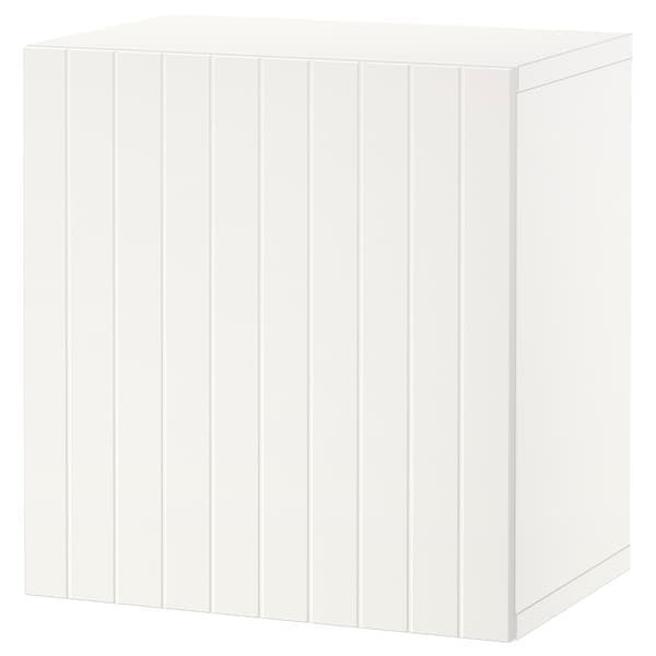 BESTÅ - Shelf unit with door, white/Sutterviken white, 60x42x64 cm