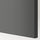 BESTÅ - BESTÅ Shelf unit with door, dark grey/Lappviken dark grey, 60x22x64 cm