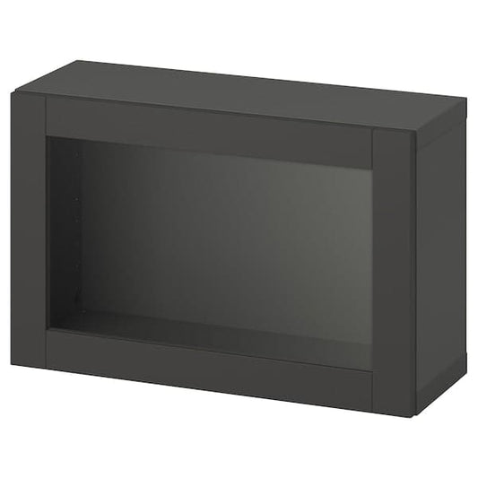 BESTÅ - Shelf unit with door, dark grey/Sindvik dark grey, 60x22x38 cm - best price from Maltashopper.com 19535766