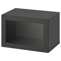 BESTÅ - Shelf unit with door, dark grey/Sindvik dark grey, 60x42x38 cm - best price from Maltashopper.com 19535771