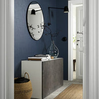 BESTÅ - Storage combination with doors, white Kallviken/dark grey concrete effect, 120x42x65 cm - best price from Maltashopper.com 79324520