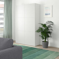 BESTÅ - Storage combination with doors, white/Laxviken white, 120x42x193 cm - best price from Maltashopper.com 09071465