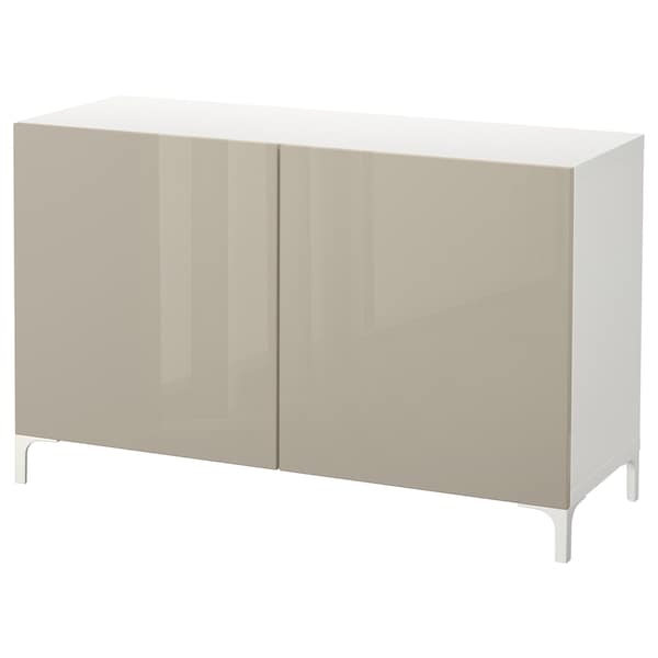 BESTÅ - Cabinet with doors , 120x42x74 cm