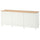 BESTÅ - BESTÅ Storage combination with doors, white/Sutterviken/Kabbarp white, 180x42x76 cm