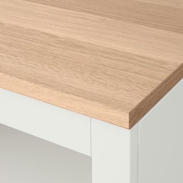 Ikea BESTÅ - Storage combination with doors, white/Sutterviken/Kabbarp white clear glass, 180x42x114 cm