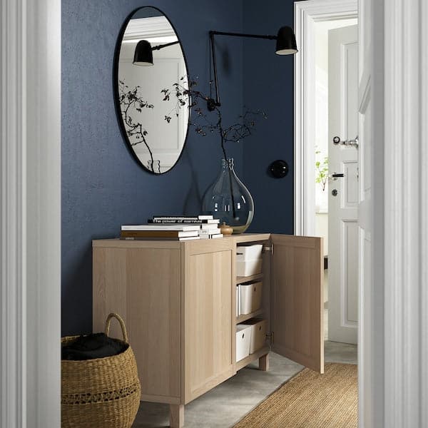 BESTÅ - Cabinet with doors , 120x42x74 cm - best price from Maltashopper.com 79421427