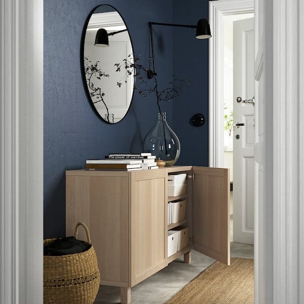 Ikea BESTÅ - Cabinet with doors , 120x42x74 cm