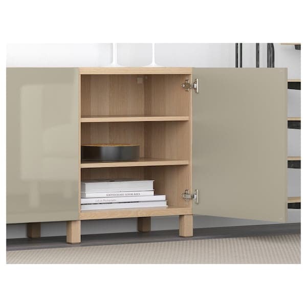 BESTÅ - Cabinet with doors , 180x42x74 cm - best price from Maltashopper.com 39139831