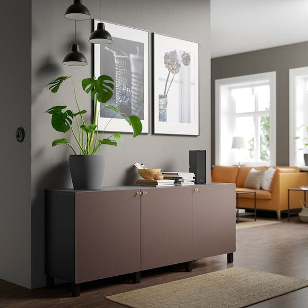 Ikea BESTÅ - Cabinet with doors , 180x42x74 cm