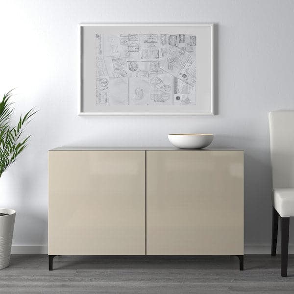 Ikea BESTÅ - Cabinet with doors , 120x42x74 cm