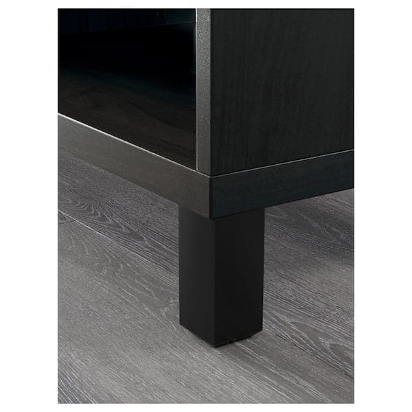 BESTÅ - Cabinet unit, black-brown, 60x40x202 cm - best price from Maltashopper.com 69284987