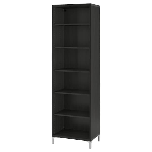 BESTÅ - Cabinet unit, black-brown, 60x40x202 cm