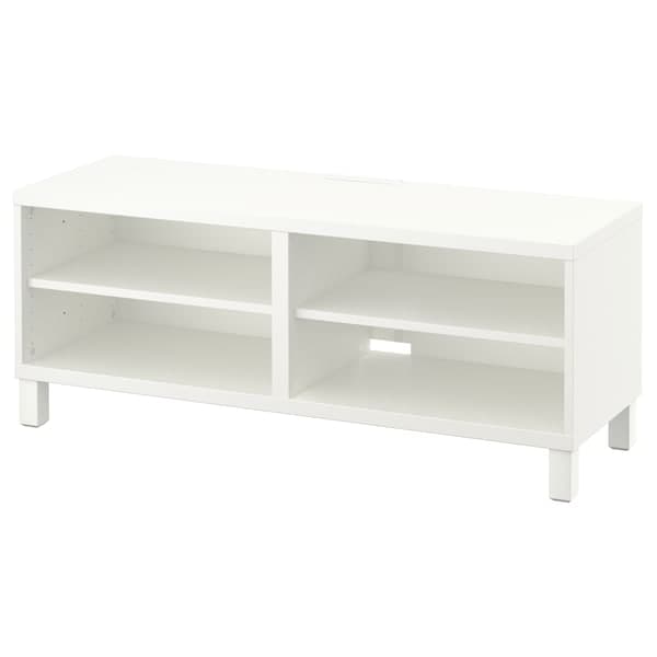 BESTÅ - TV bench, white, 120x40x48 cm - best price from Maltashopper.com 69061227