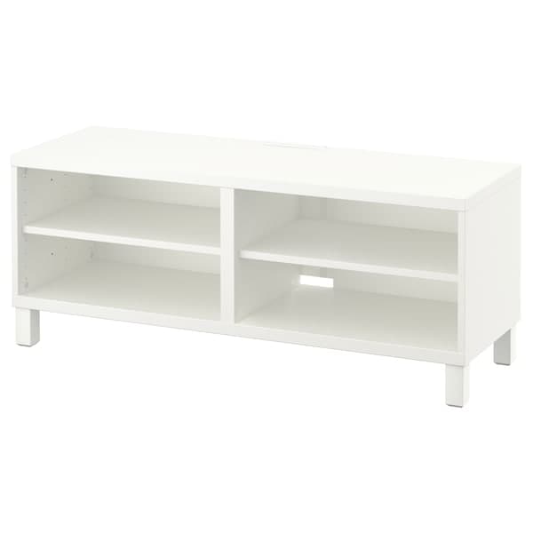 Ikea BESTÅ - TV bench, white, 120x40x48 cm