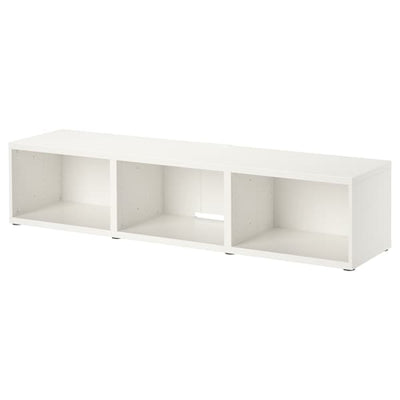 BESTÅ - TV bench, white, 180x40x38 cm - best price from Maltashopper.com 00474070