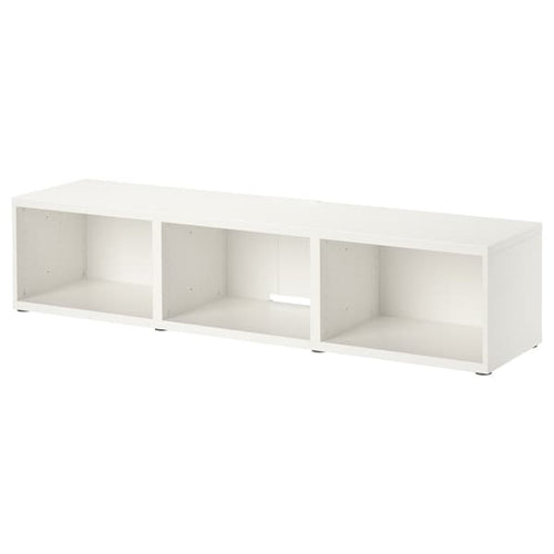 BESTÅ - TV bench, white, 180x40x38 cm