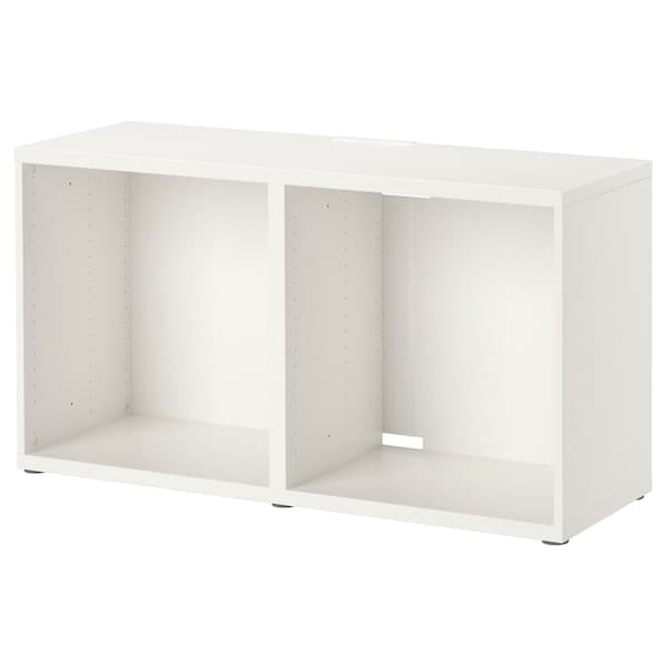 Ikea BESTÅ - TV bench, white, 120x40x64 cm