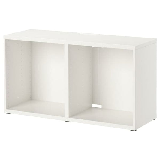 Ikea BESTÅ - TV bench, white, 120x40x64 cm