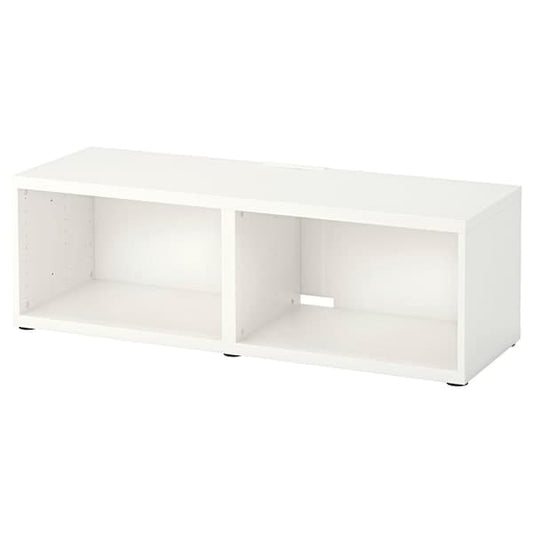 Ikea BESTÅ - TV bench, white, 120x40x38 cm