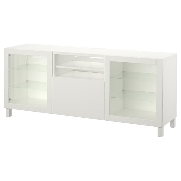 BESTÅ - TV bench with doors and drawers, white/Lappviken/Stubbarp Sindvik, 180x42x74 cm - best price from Maltashopper.com 19443012