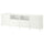 BESTÅ TV bench with doors and drawers, white/Smeviken/Kabbarp white, 240x42x74 cm