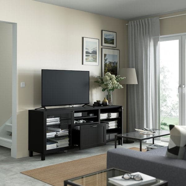 BESTÅ - TV cabinet with drawers , 180x42x74 cm - best price from Maltashopper.com 99400513