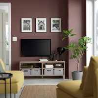 BESTÅ TV cabinet - grey biting walnut effect 120x40x48 cm , 120x40x48 cm - best price from Maltashopper.com 89061226