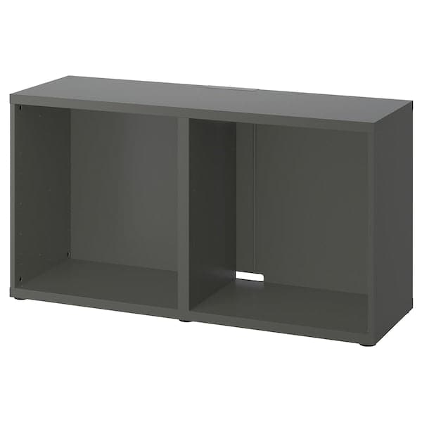 Ikea BESTÅ - TV bench, dark grey, 120x40x64 cm