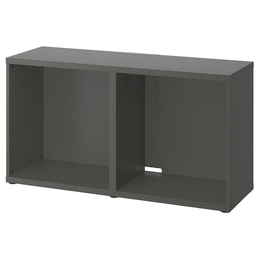 Ikea BESTÅ - TV bench, dark grey, 120x40x64 cm