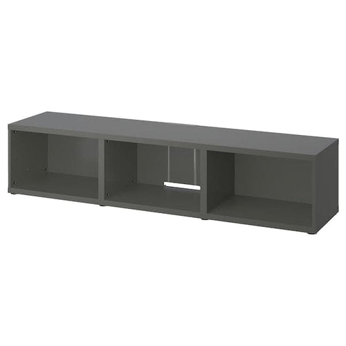 BESTÅ - TV bench, dark grey, 180x40x38 cm