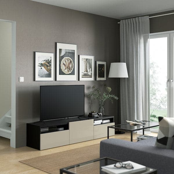 BESTÅ - TV cabinet , 180x42x39 cm - best price from Maltashopper.com 89399063