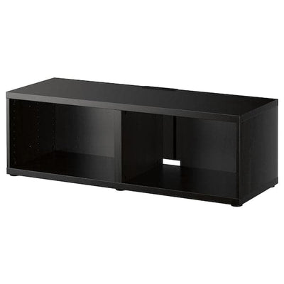 BESTÅ - TV bench, black-brown, 120x40x38 cm - best price from Maltashopper.com 90294512