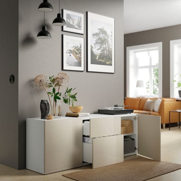 BESTÅ - Furniture with drawers , 180x42x65 cm - best price from Maltashopper.com 29325193