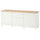 BESTÅ storage combination with drawers, white/Smeviken/Kabbarp white, 180x42x76 cm