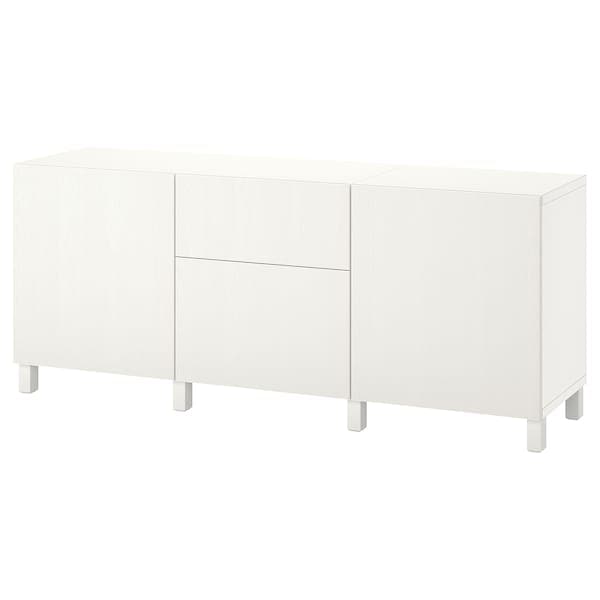 BESTÅ - Storage combination with drawers, white/Timmerviken/Stubbarp white, 180x42x74 cm - best price from Maltashopper.com 29440273