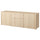 BESTÅ storage combination with drawers, white stained oak effect/Lappviken white stained oak effect, 180x42x65 cm