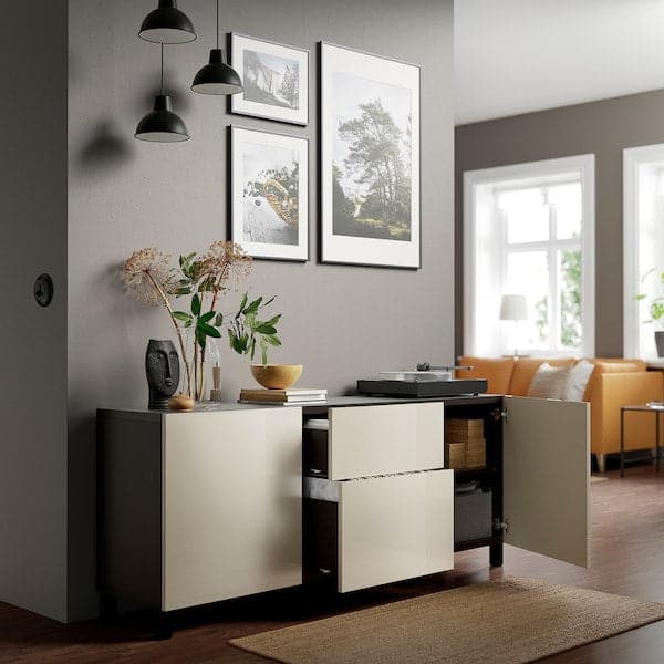 BESTÅ - Furniture with drawers , 180x42x74 cm - best price from Maltashopper.com 79412692