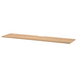 BESTÅ top panel for TV, oak veneer, 180x42 cm
