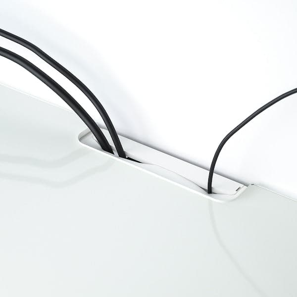 BESTÅ - Top panel for TV, glass white/light green, 120x40 cm - best price from Maltashopper.com 10540772