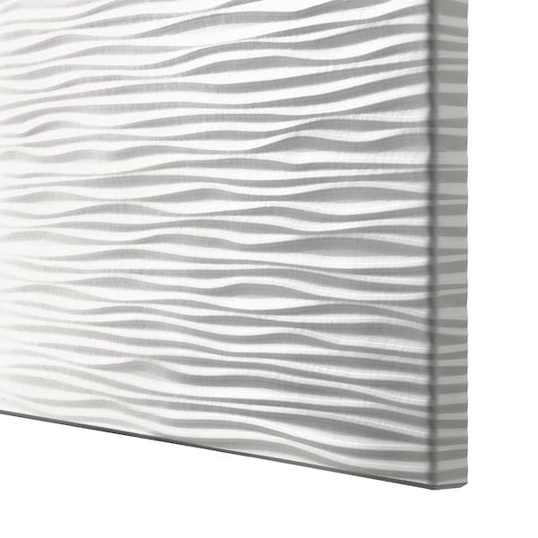 BESTÅ - Wall cabinet with 2 doors, white/Laxviken white, 60x22x128 cm - best price from Maltashopper.com 29421972