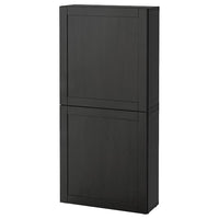 BESTÅ - Wall cabinet with 2 doors , 60x22x128 cm - best price from Maltashopper.com 79421984