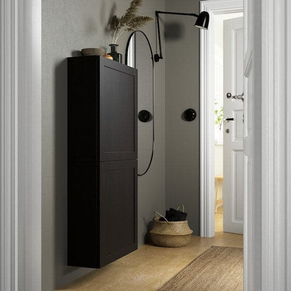 BESTÅ - Wall cabinet with 2 doors , 60x22x128 cm - best price from Maltashopper.com 79421984