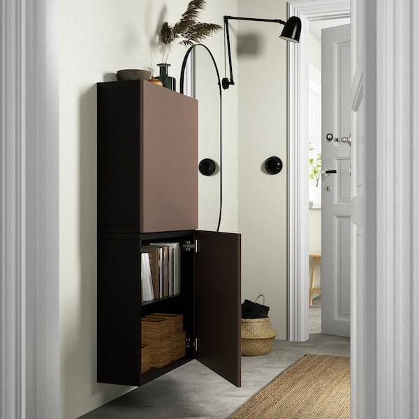 Ikea BESTÅ - Wall cabinet with 2 doors , 60x22x128 cm